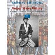 Annual Editions: United States History, Volume 1: Colonial through Reconstruction 9780078050541