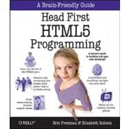Head First HTML5 Programming 9781449390549