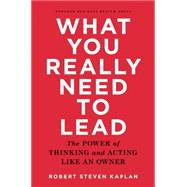 What You Really Need to Lead 9781633690554