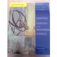 Cengage Advantage Books: Essentials of Statistics for Behavioral Science 9780495910558