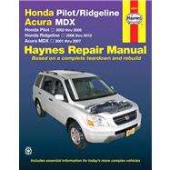 Haynes Honda Pilot & Ridgeline, Acura MDX Automotive Repair Manual 9781620920558