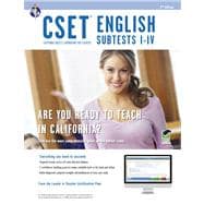 CSET English Subtests I-IV 9780738610559