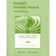 Students Solutn Man Calculus And Its Applications, 9/E 9780321450562