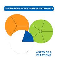 Fraction Circles Curriculum Cut-Outs 9781483800608