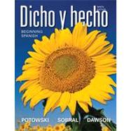 Dicho y hecho: Beginning Spanish, 9th Edition 9780470880609