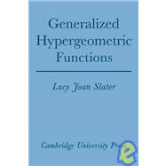 Generalized Hypergeometric Functions