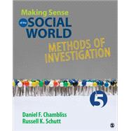 Making Sense of the Social World 9781483380612