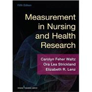 Measurement in Nursing and Health Research 9780826170613