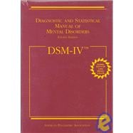 Diagnostic and Statistical Manual of Mental Disorders : DSM-IV