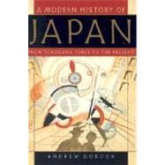 A Modern History of Japan From Tokugawa Times to the Present 9780195110616