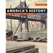 America's History, Volume 2 9781319060619