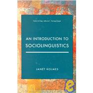 An Introduction to Sociolinguistics