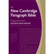 New Cambridge Paragraph Bible KJ595:T Black Calfskin: Personal size 9780521190633
