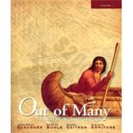 Out of Many A History of the American People, Brief Edition, Volume 1 (Chapters 1-17) 9780205010639
