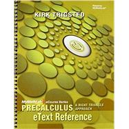 MyMathLab for Trigsted Precalculus A Right Triangle Approach -- Access Card Plus eText Reference Guide 9780321790668