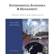 Environmental Economics and Management : Theory, Policy, and Applications