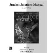 Student Solutions Manual for College Algebra Essentials 9780077340674