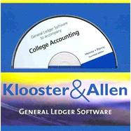 K & A General Ledger Software for Heintz/Parry’s College Accounting 9780538750691
