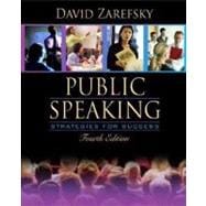 Public Speaking: Strategies for Success (with Study Card) 9780205460694