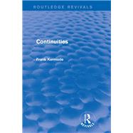 Continuities (Routledge Revivals) 9781138840706
