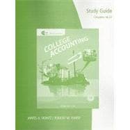 Study Guide with Working Papers, Chapters 16-27 for College Accounting 9780538750707