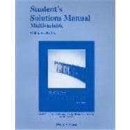 Student Solutions Manual, Multivariable, for Thomas' Calculus and Thomas' Calculus: Early Transcendentals, 12/e 9780321600714