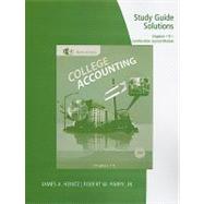 Study Guide Solutions, Chapters 1-9 for Heintz/Parry’s College Accounting, 20th + Combination Journal Module 9780538750714