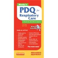 Mosby's PDQ for Respiratory Care 9780323100724