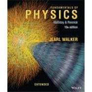 Fundamentals of Physics Extended, Tenth Edition 9781118230725