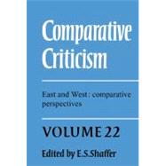 Comparative Criticism