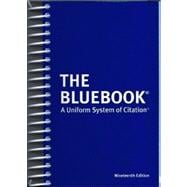 Bluebook Uniform System Citation 19th Ed 9789301010727