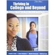 Thriving in College and Beyond: Research-Based Strategies for Academic Success and Personal Development 9781465210746