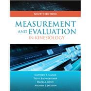 Measurement for Evaluation in Kinesiology 9781284040753