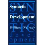 Syntactic Development