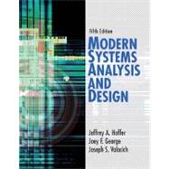 Modern Systems Analysis and Design 9780132240765