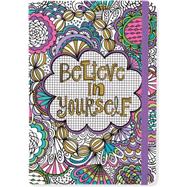 Believe in Yourself Coloring Journal 9781441320773