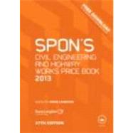 Spon's Civil Engineering and Highway Works Price Book 2013 9780415690782
