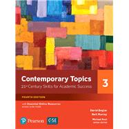 Contemporary Topics 3 with Essential Online Resources 9780134400792