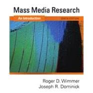 Mass Media Research: An Introduction, 9th Edition 9781133380795