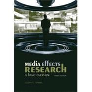 Media Effects Research: A Basic Overview, 3rd Edition 9781133380801