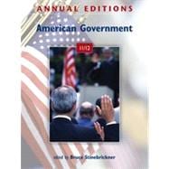 Annual Editions: American Government 11/12 9780078050824