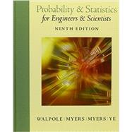 Probability & Statistics for Engineers & Scientists &StatCrunch eText Package 9780321780829