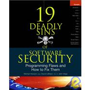 19 Deadly Sins of Software Security 9780072260854