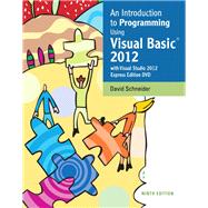 Intro to Programming Using Visual Basic 2012 plus MyProgrammingLab with Pearson eText -- Access Card Package 9780133450866