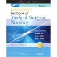 Brunner and Suddarth's Textbook of Medical-surgical Nursing: International Edition 9781608310883