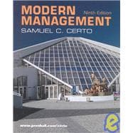 Modern Management 9780130670892