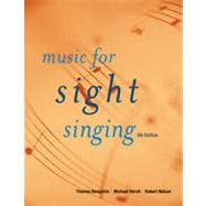 Music for Sight Singing, 5th Edition 9781133380894