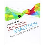Business Analytics with PHStat 9780134280899