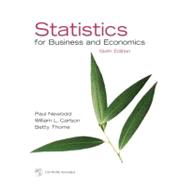 Statistics For Business And Economics 9780131880900