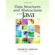 Data Structures and Abstractions with Java 9780136100911